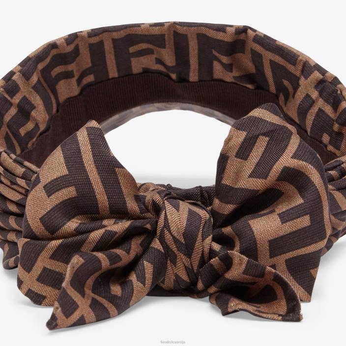 ženske keper vizir rjav Fendi dodatki Z68L363