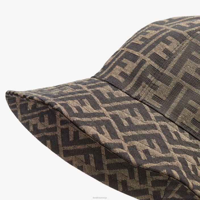 ženske platneni klobuk rjav Fendi dodatki Z68L340