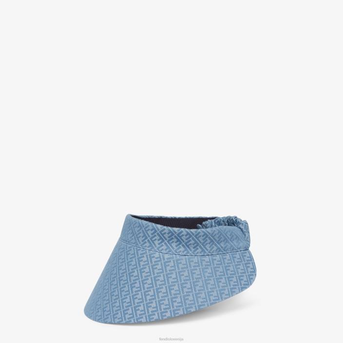 ženske vizir z učinkom denim modra Fendi dodatki Z68L219