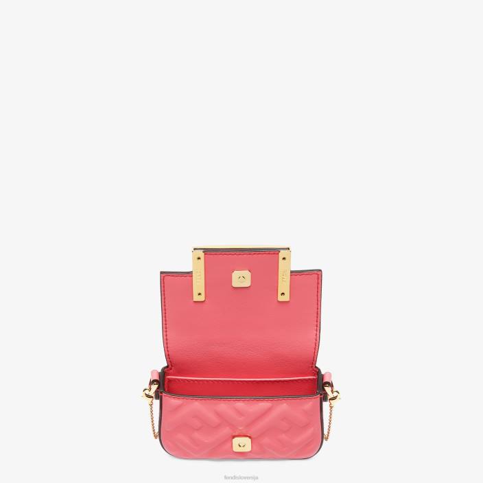 ženske čar iz nappa usnja roza Fendi dodatki Z68L220