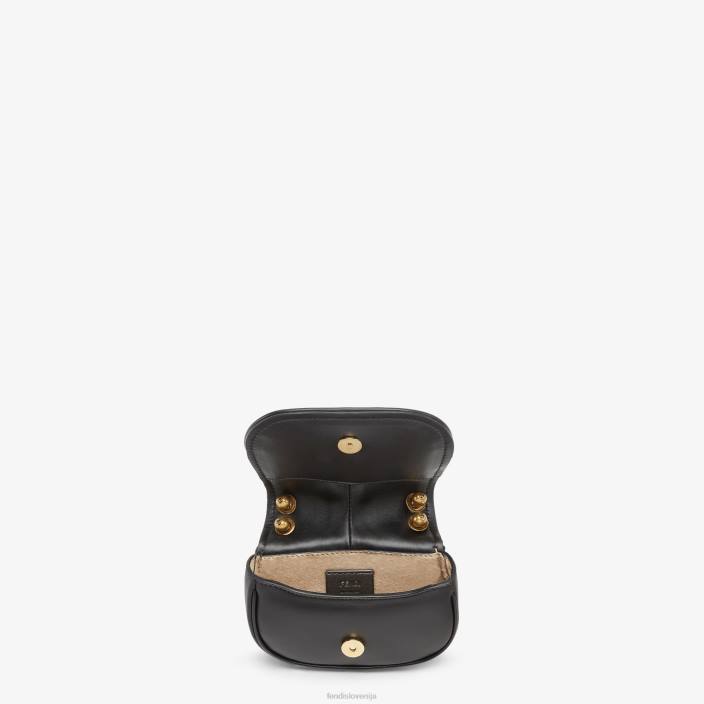 ženske daj nano usnjeni čar Črna Fendi dodatki Z68L15