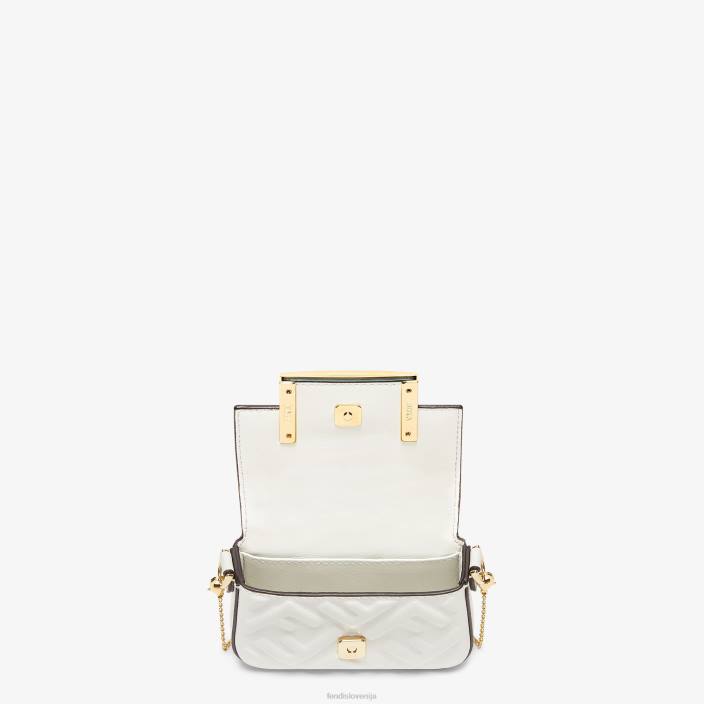 ženske obesek iz nappa usnja bela Fendi dodatki Z68L504