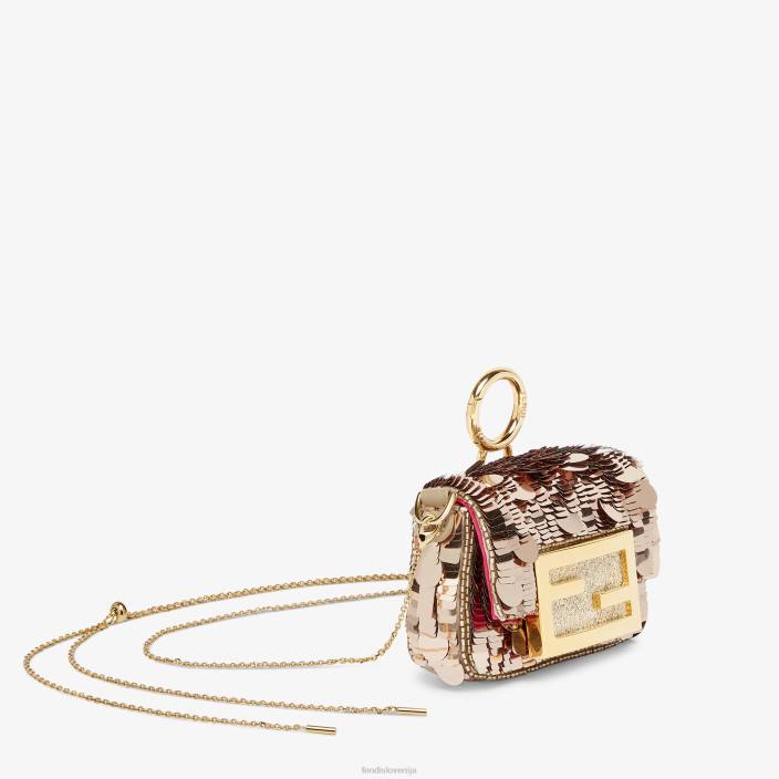 ženske obesek z bronastimi bleščicami siva Fendi dodatki Z68L26