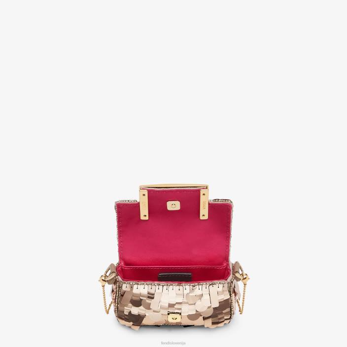 ženske obesek z bronastimi bleščicami siva Fendi dodatki Z68L26