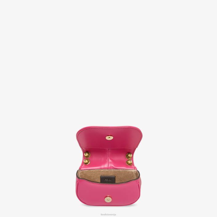 ženske usnjeni obesek v barvi fuksije roza Fendi dodatki Z68L14