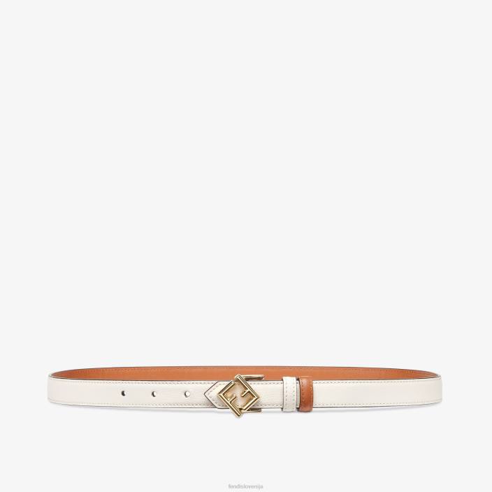 ženske dvostranski usnjeni pas kamelije večbarvna Fendi dodatki Z68L105