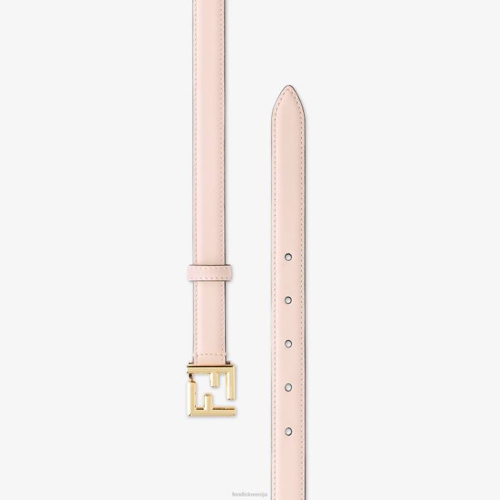ženske ff usnjen pas roza Fendi dodatki Z68L330