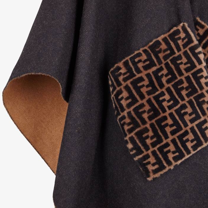 ženske pončo iz kašmirja in volne moda Fendi dodatki Z68L508