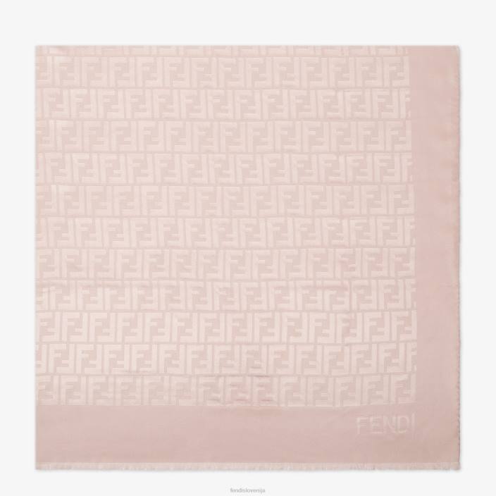 ženske golobova svilena štola bež Fendi dodatki Z68L298