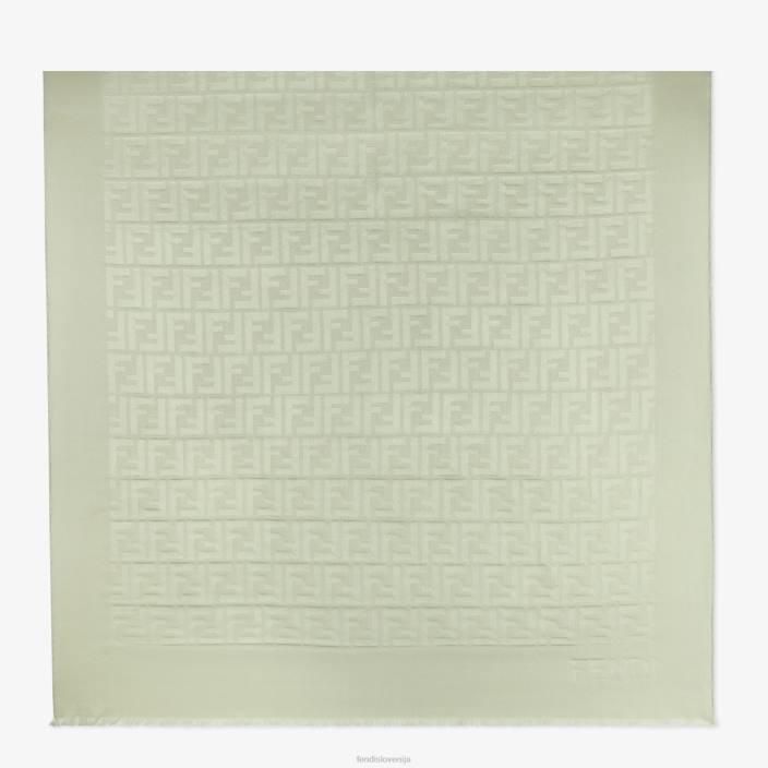 ženske svilena štola zelena Fendi dodatki Z68L234