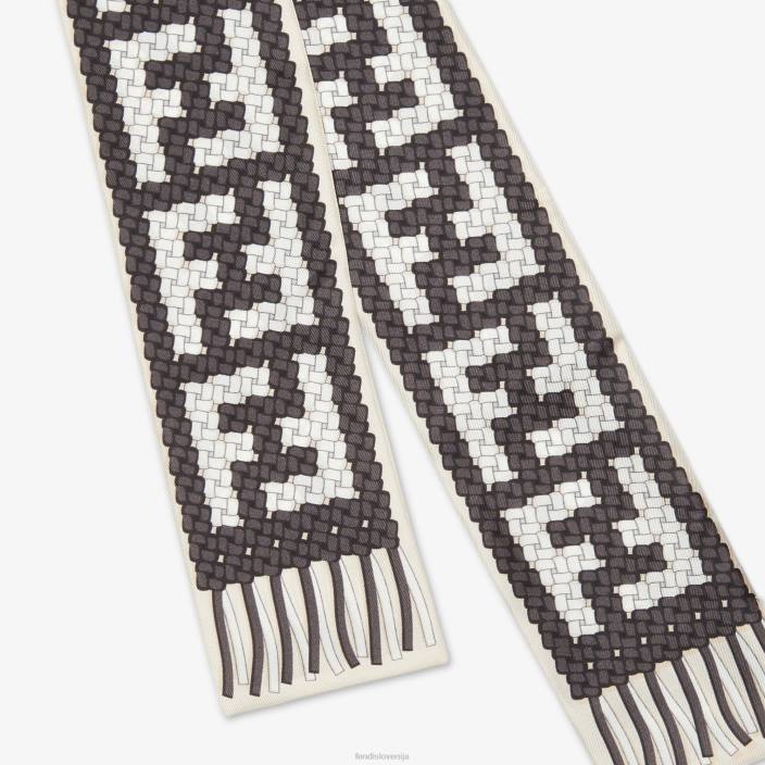 ženske svileni bando Črna Fendi dodatki Z68L188