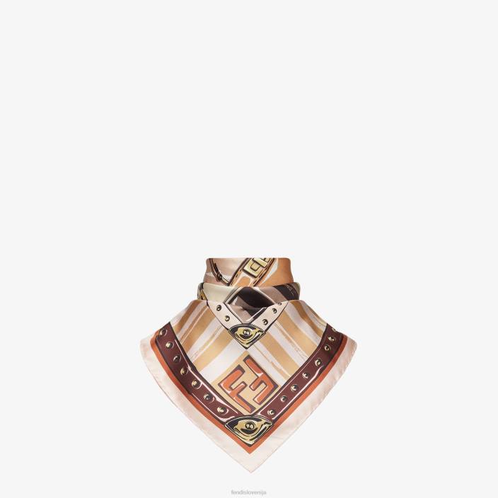 ženske svileni volan večbarvna Fendi dodatki Z68L23