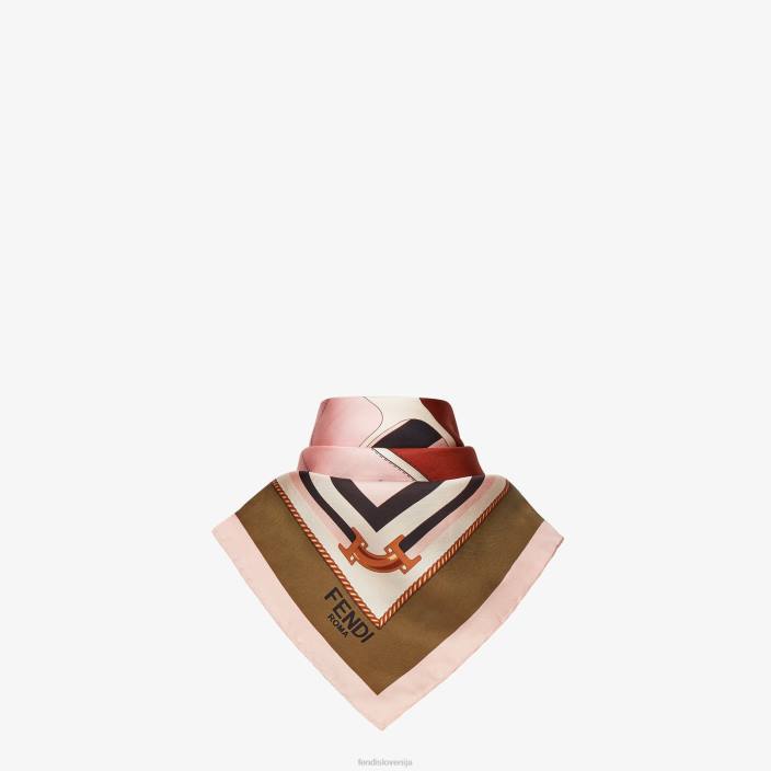 ženske svileni volan večbarvna Fendi dodatki Z68L469