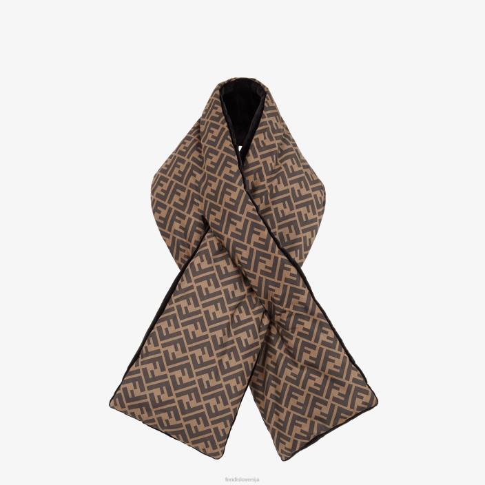 ženske večkolonilonski ovratnik rjav Fendi dodatki Z68L510