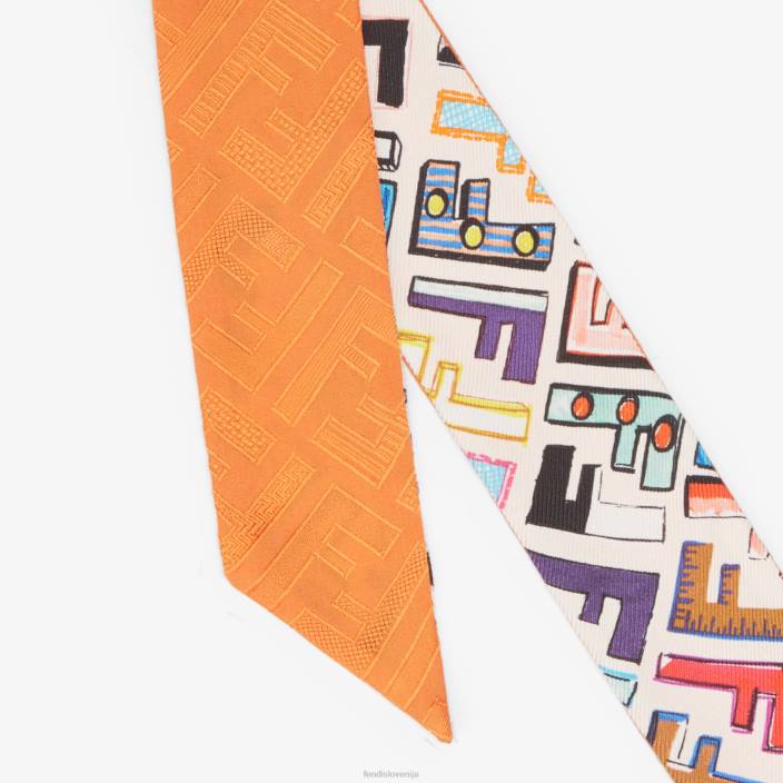 ženske večsvilen bando bela Fendi dodatki Z68L459