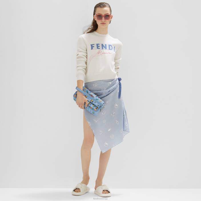 ženske sončna očala iz roma acetata roza Fendi dodatki Z68L146