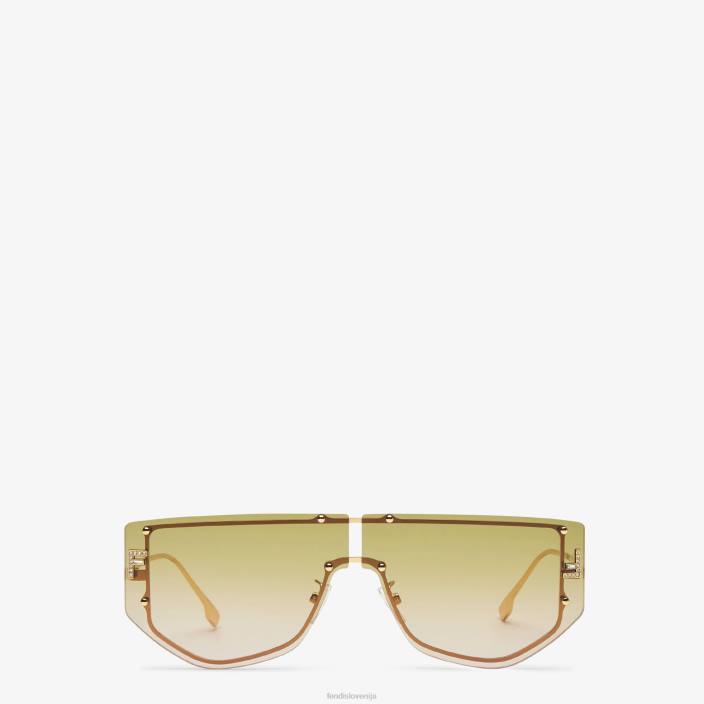 ženske sončna očala shield z dvobarvnimi gradientnimi stekli moda Fendi dodatki Z68L205