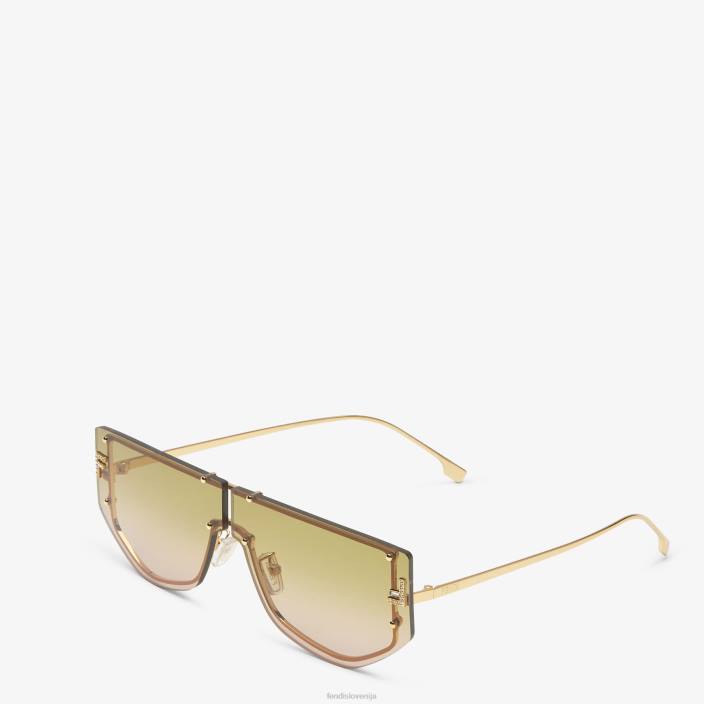 ženske sončna očala shield z dvobarvnimi gradientnimi stekli moda Fendi dodatki Z68L205