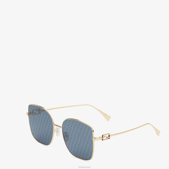 ženske sončna očala z lečami in logotipom ff micro moda Fendi dodatki Z68L348