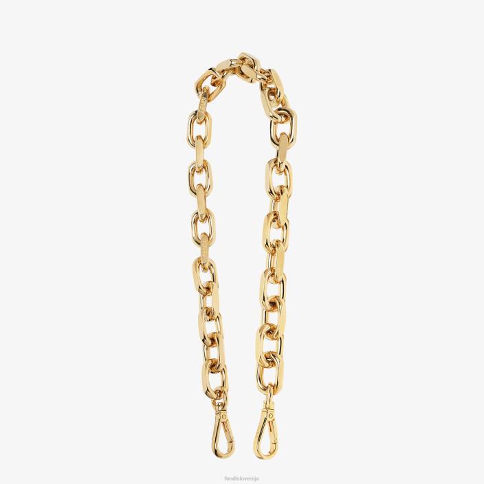 ženske kovinski naramni pas bež Fendi dodatki Z68L8