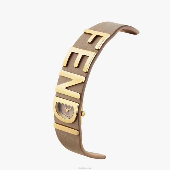 ženske 17,80 x 19,80 mm - zapestnica z napisom siva Fendi dodatki Z68L46