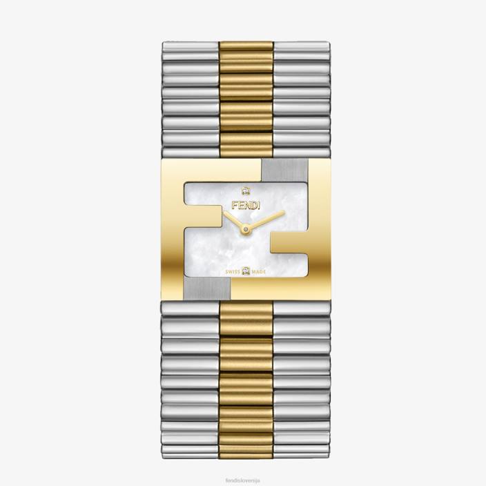 ženske 24x20 mm - ura z okvirjem z logotipom ff večbarvna Fendi dodatki Z68L431