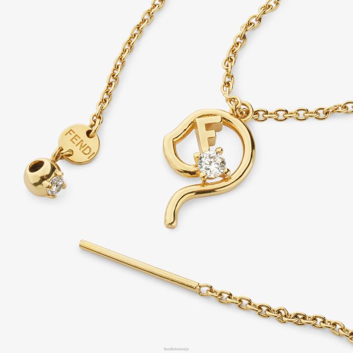 ženske devica set zlato Fendi nakit Z68L1638