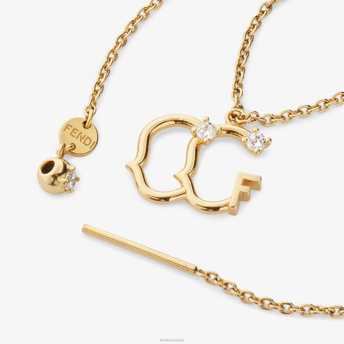 ženske gemini set zlato Fendi nakit Z68L1635