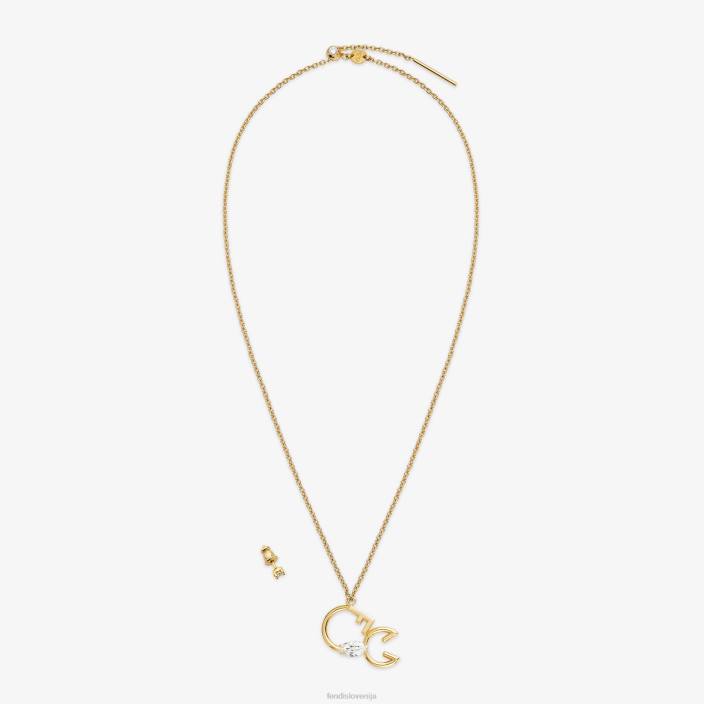 ženske škorpijon set zlato Fendi nakit Z68L1644