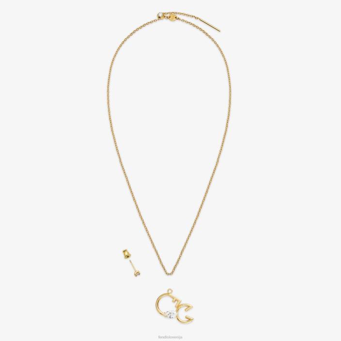 ženske škorpijon set zlato Fendi nakit Z68L1644