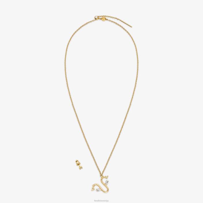 ženske kozorog set zlato Fendi nakit Z68L1643
