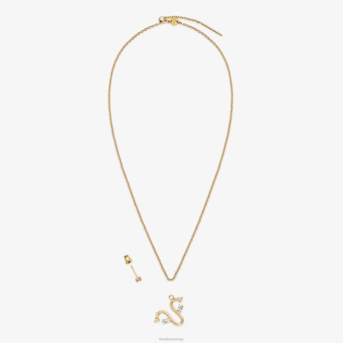 ženske kozorog set zlato Fendi nakit Z68L1643