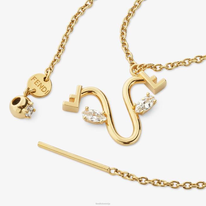 ženske kozorog set zlato Fendi nakit Z68L1643