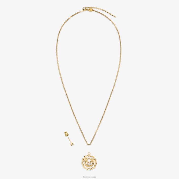 ženske leo set zlato Fendi nakit Z68L1637