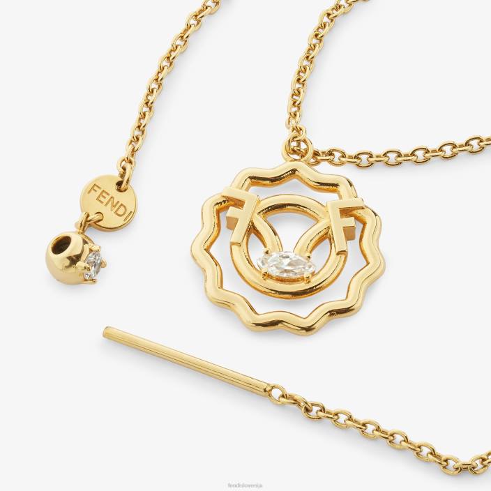 ženske leo set zlato Fendi nakit Z68L1637