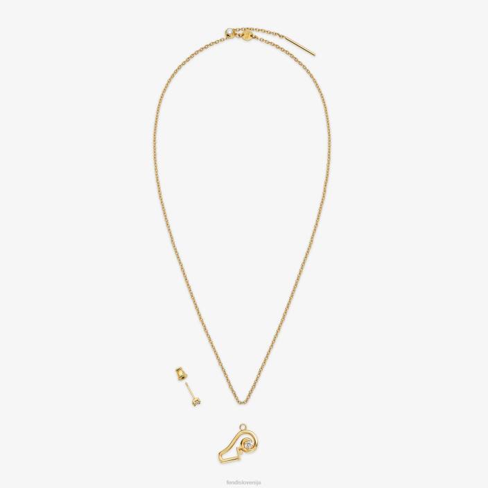 ženske ovna komplet zlato Fendi nakit Z68L1633