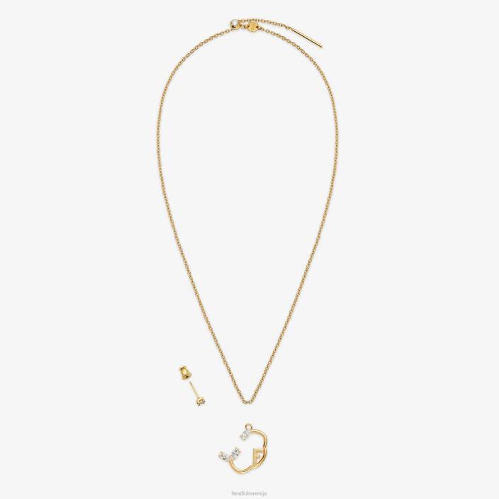ženske rak set zlato Fendi nakit Z68L1636