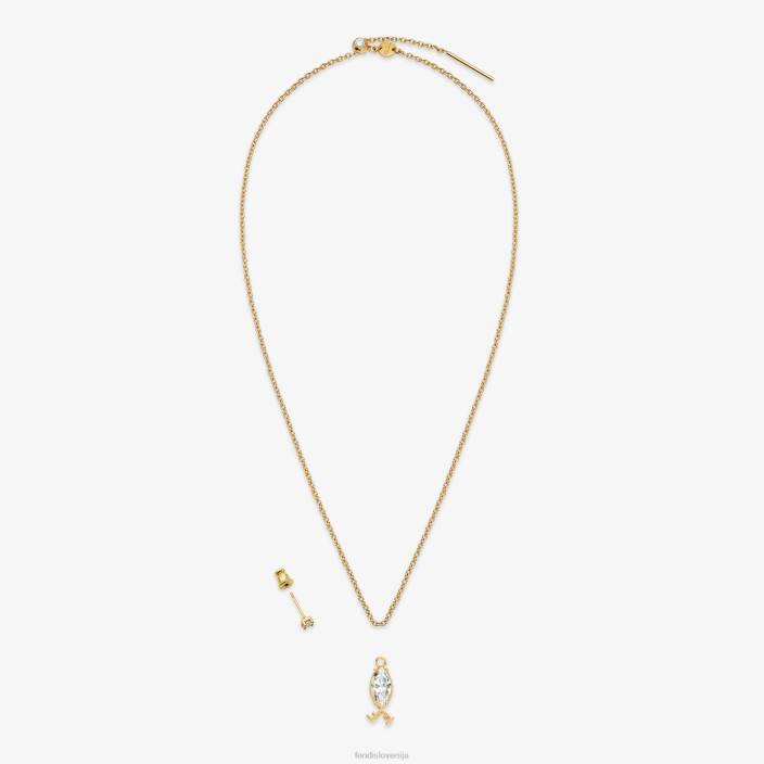 ženske set rib zlato Fendi nakit Z68L1642