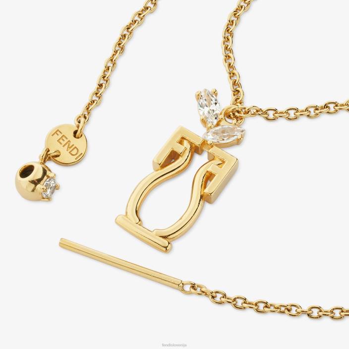 ženske set za vodnarja zlato Fendi nakit Z68L1641