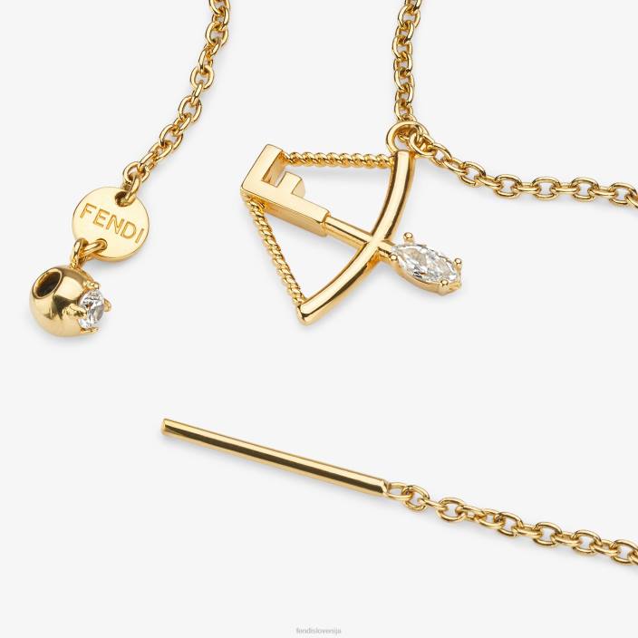 ženske strelec komplet zlato Fendi nakit Z68L1640