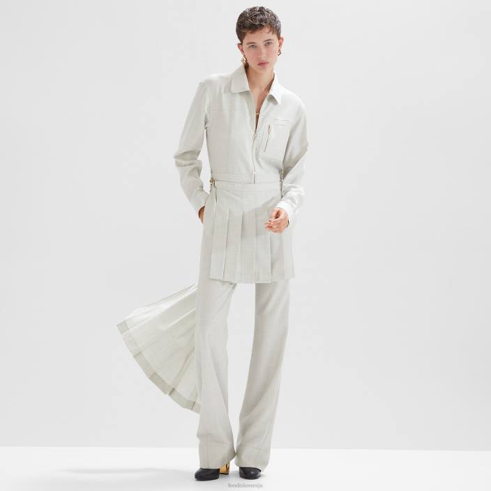 ženske kovinska ogrlica zlato Fendi nakit Z68L1614