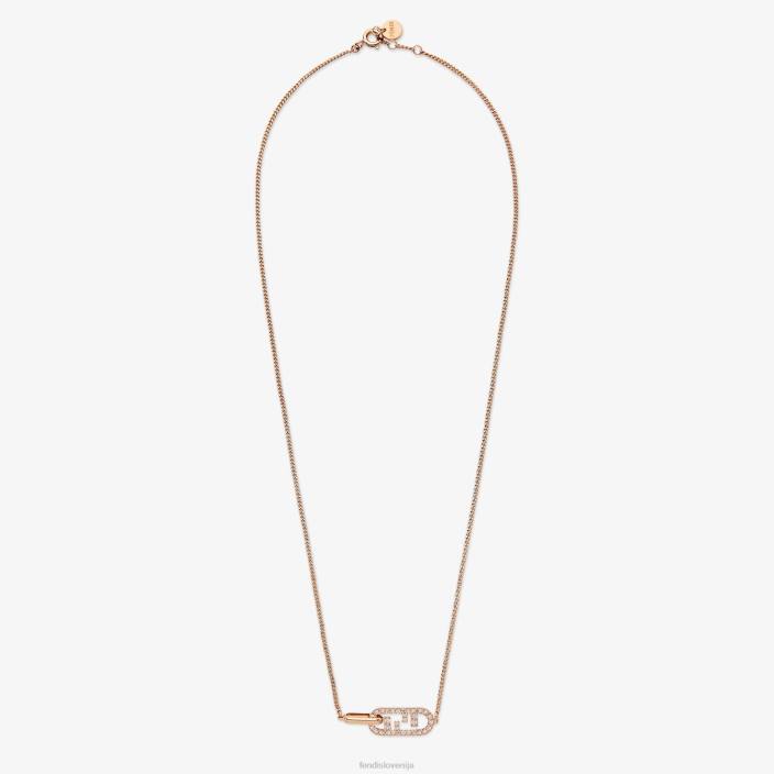 ženske o'lock ogrlica roza Fendi nakit Z68L1676