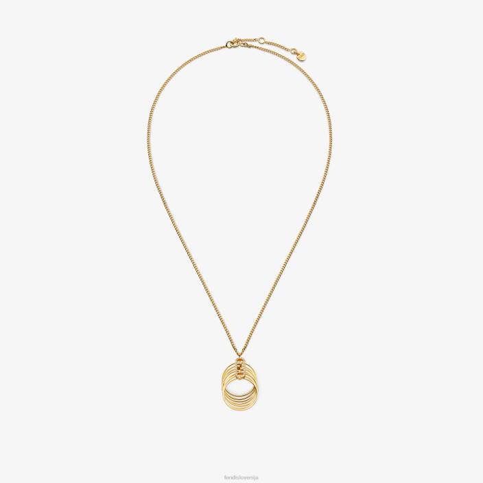 ženske o'lock ogrlica zlato Fendi nakit Z68L1678