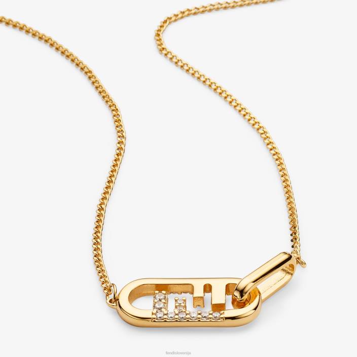 ženske o'lock ogrlica zlato Fendi nakit Z68L1681