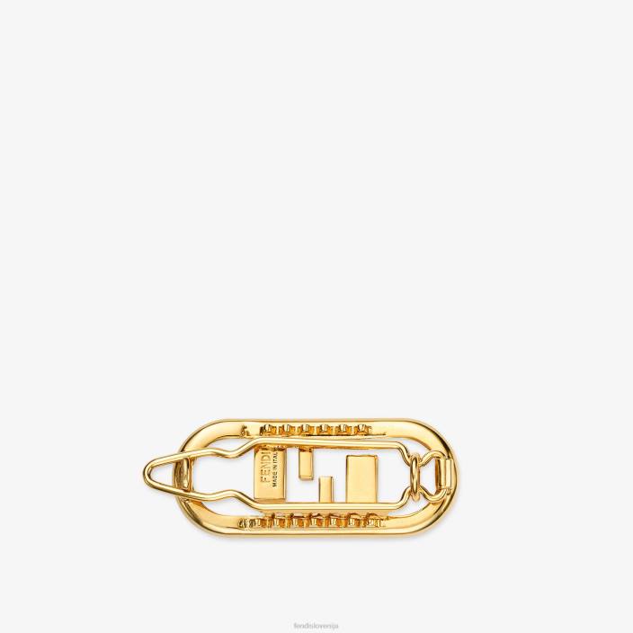 ženske kolobarska sponka zlato Fendi nakit Z68L178