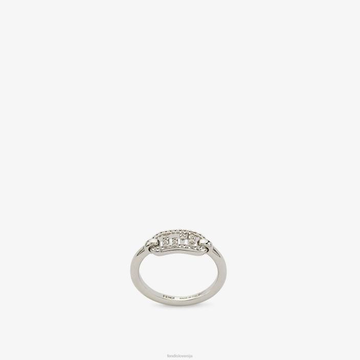 ženske o'lock ring prstan srebro Fendi nakit Z68L1657