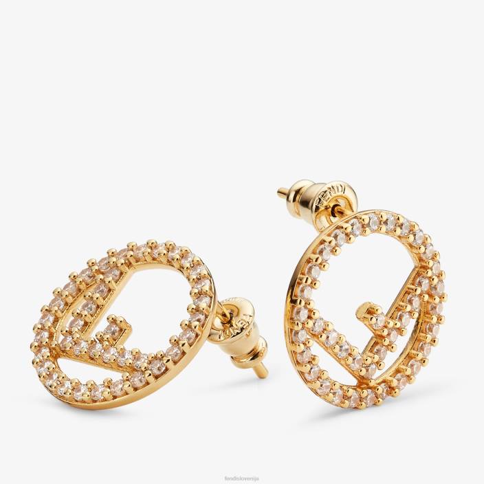 ženske f so uhani zlato Fendi nakit Z68L1631