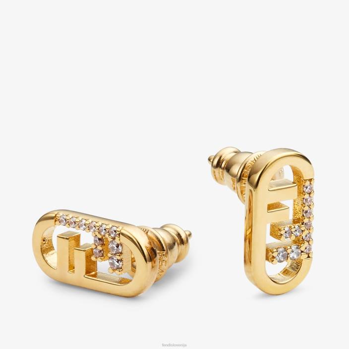 ženske o'lock uhani zlato Fendi nakit Z68L1659