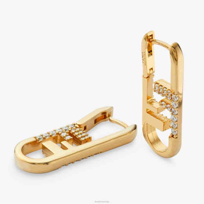 ženske o'lock uhani zlato Fendi nakit Z68L1691