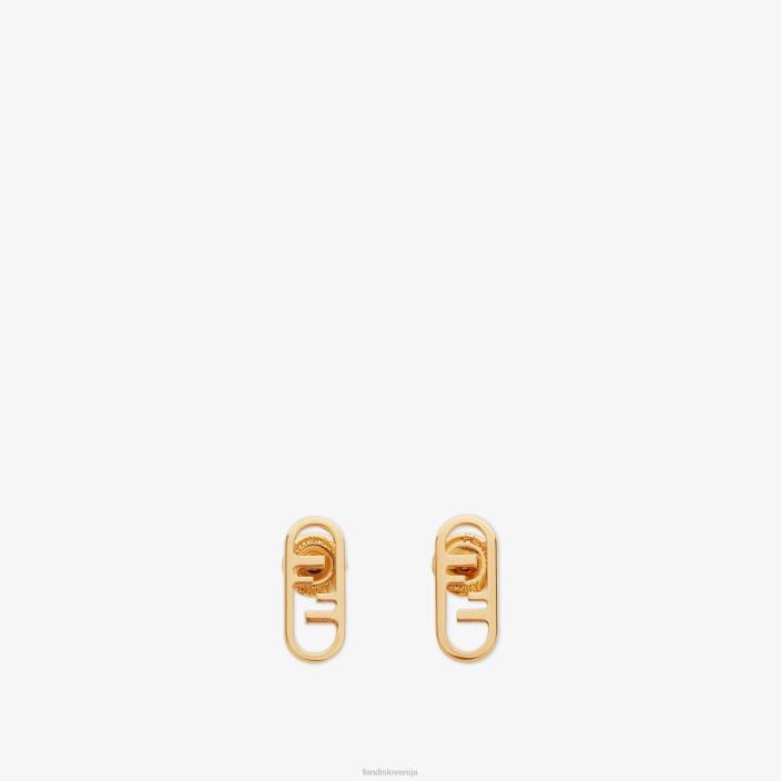 ženske o'lock uhani zlato Fendi nakit Z68L1704